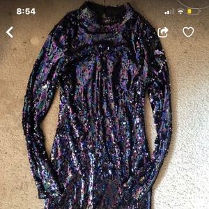 Sexy Multicolor Backless Dress